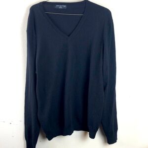 Just know logo men’s 40% Persian silk black sweater long sleeve large? Wool